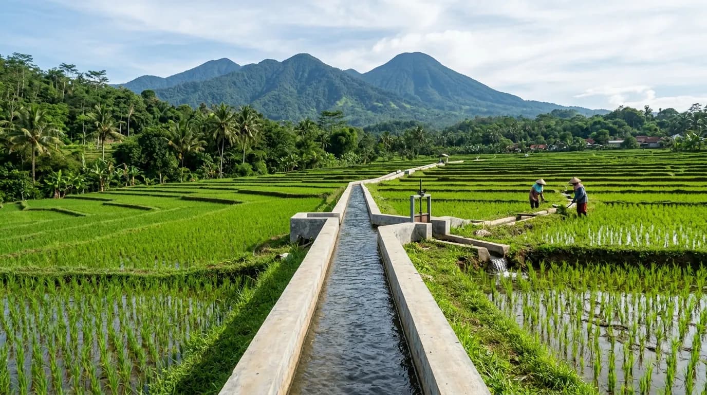 Pekerjaan jaringan dan saluran irigasi